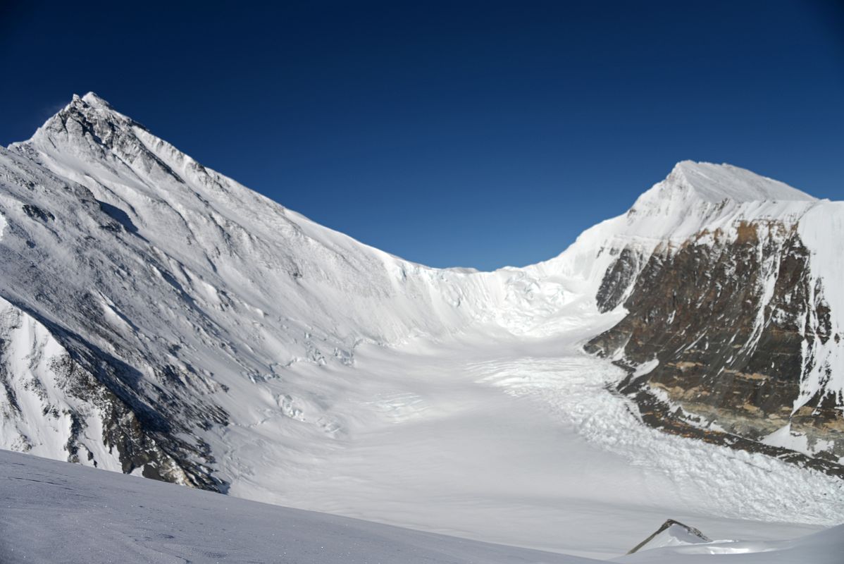 36 Mount Everest Northeast Ridge, Pinnacles And Summit, North Col And Changtse Early Morning On The Climb To Lhakpa Ri Summit 